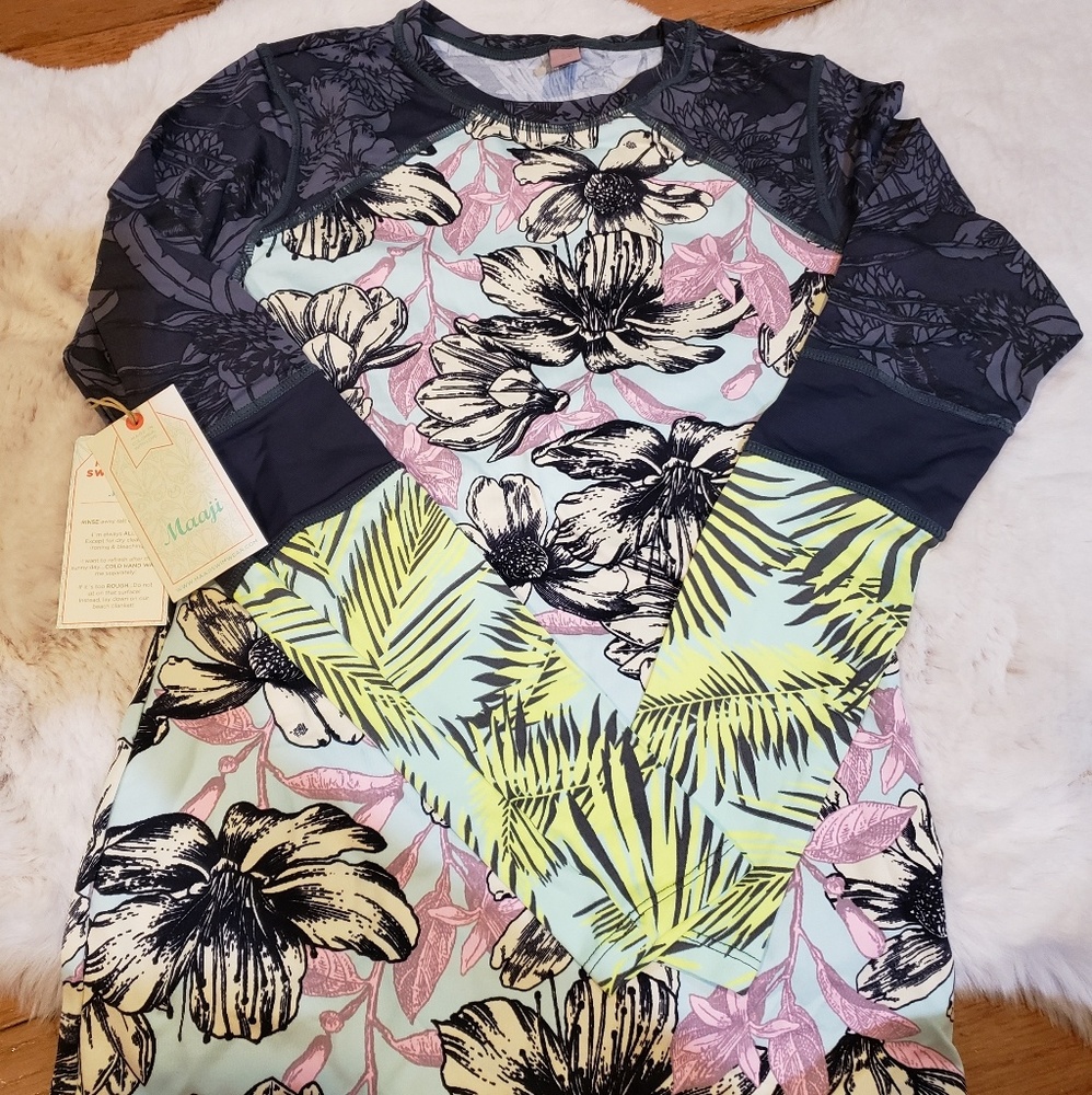 Maaji Womens Rash Guard Size M
